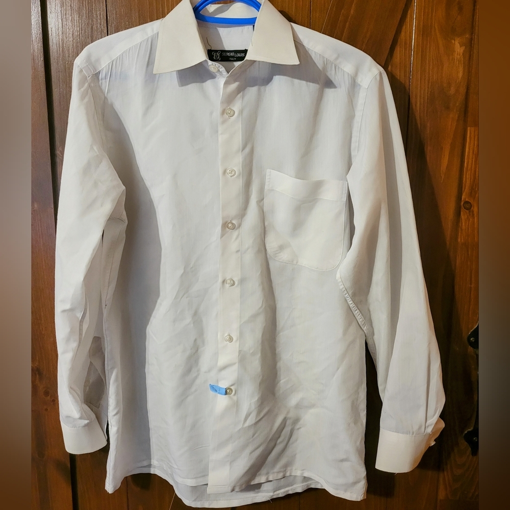 White Sergio Louis Button Up Shirt